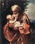 St Joseph with the infant Jesus by Guido Reni